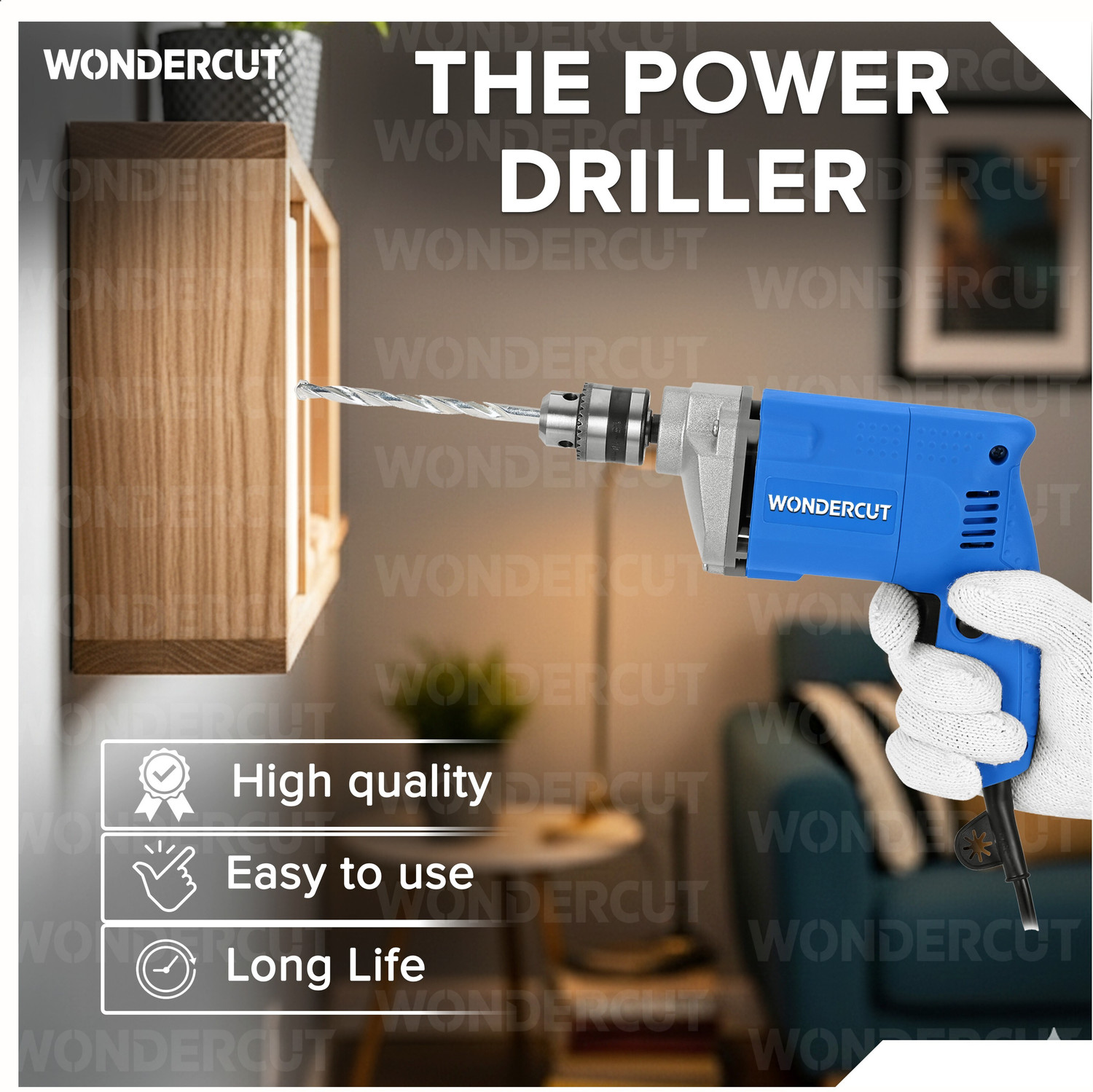 Image of WONDERCUT WC-ED-10-B-CMB WC-ED-10-B-CMB Pistol Grip Drill