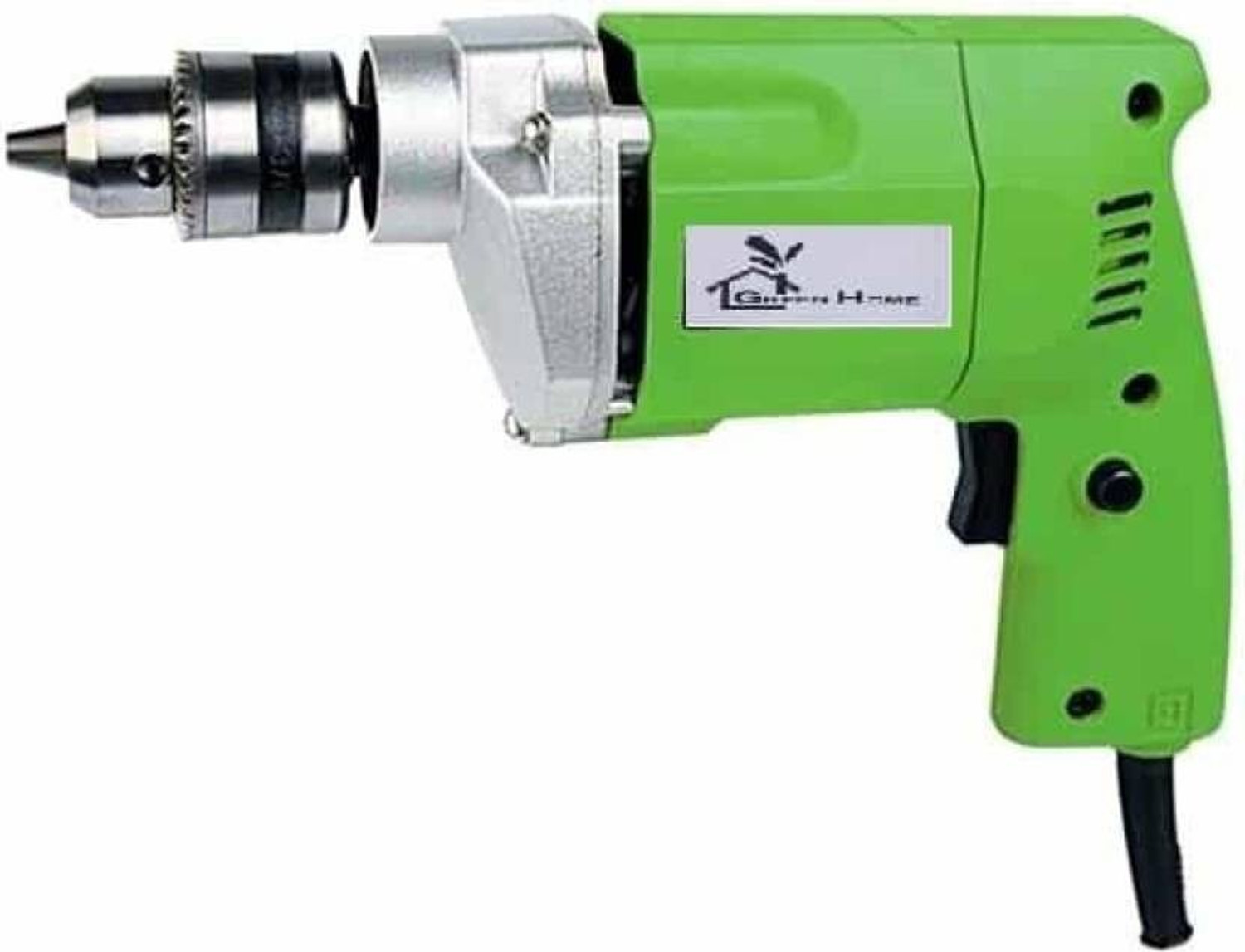Image of SINAL Green Home Drill Machine Pistol Grip /Green300watt /230v /2600 rpm /6 month warranty / GHPDM2175 /10mm Pistol Grip Drill