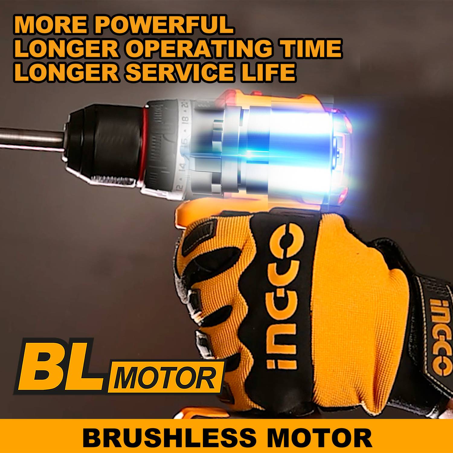 INGCO CIDLI20668 20V Cordless Impact Drill Driver - Image 3