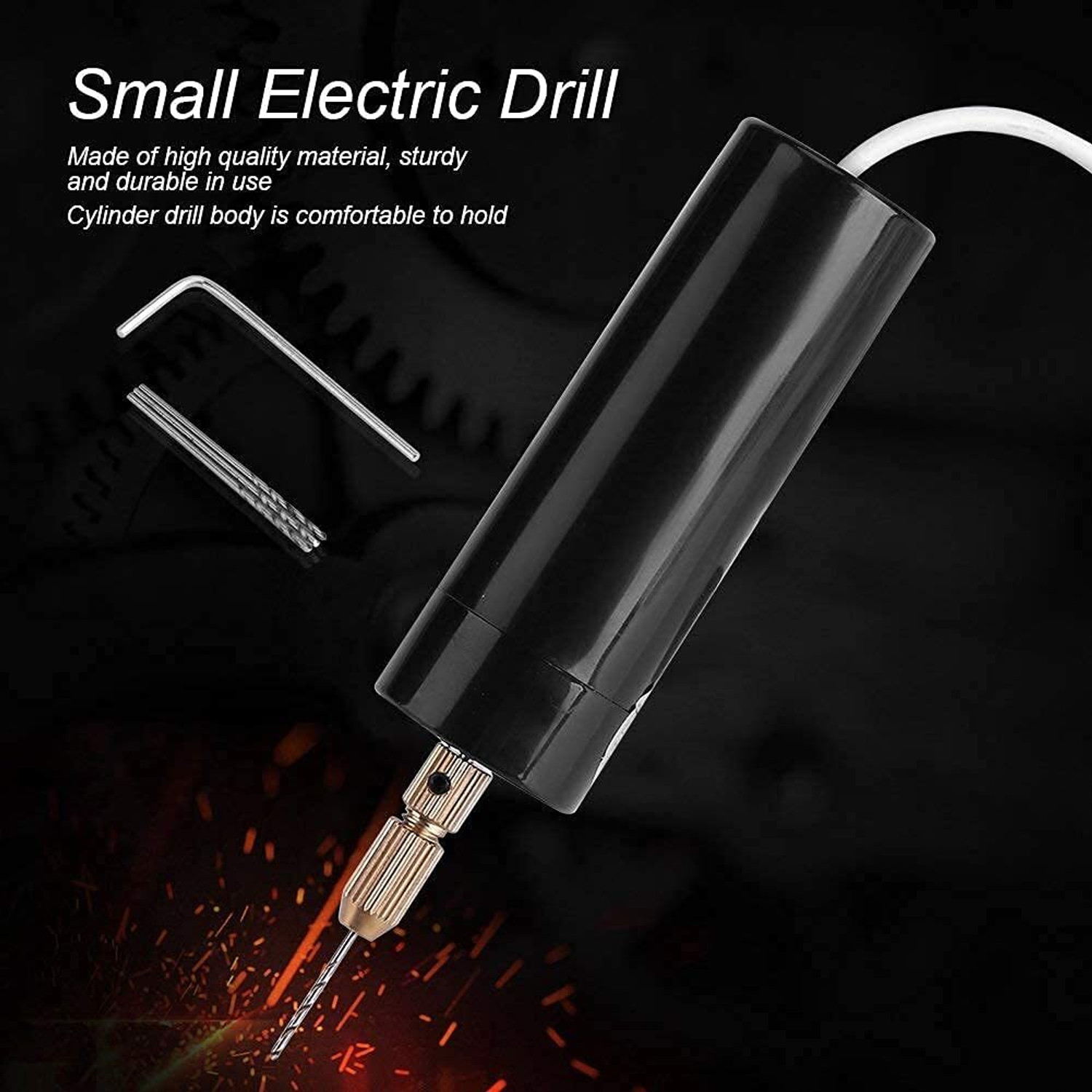 Image of Mitvasalse Mini Electric Corded Angle Drill Mini Electric Corded Hand Drill Kit Angle Drill (250 mm Chuck Size) Angle Drill