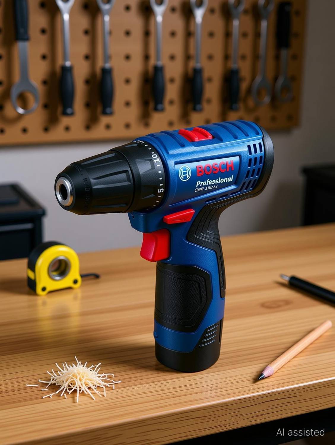 BOSCH Professional GSR 120-LI Cordless Drill Driver 12V with 1 x GBA 12V 2.0Ah Battery 1 x GAL 1210 CV Charger & Carrying Case 06019F30K2 Cordless Drill
