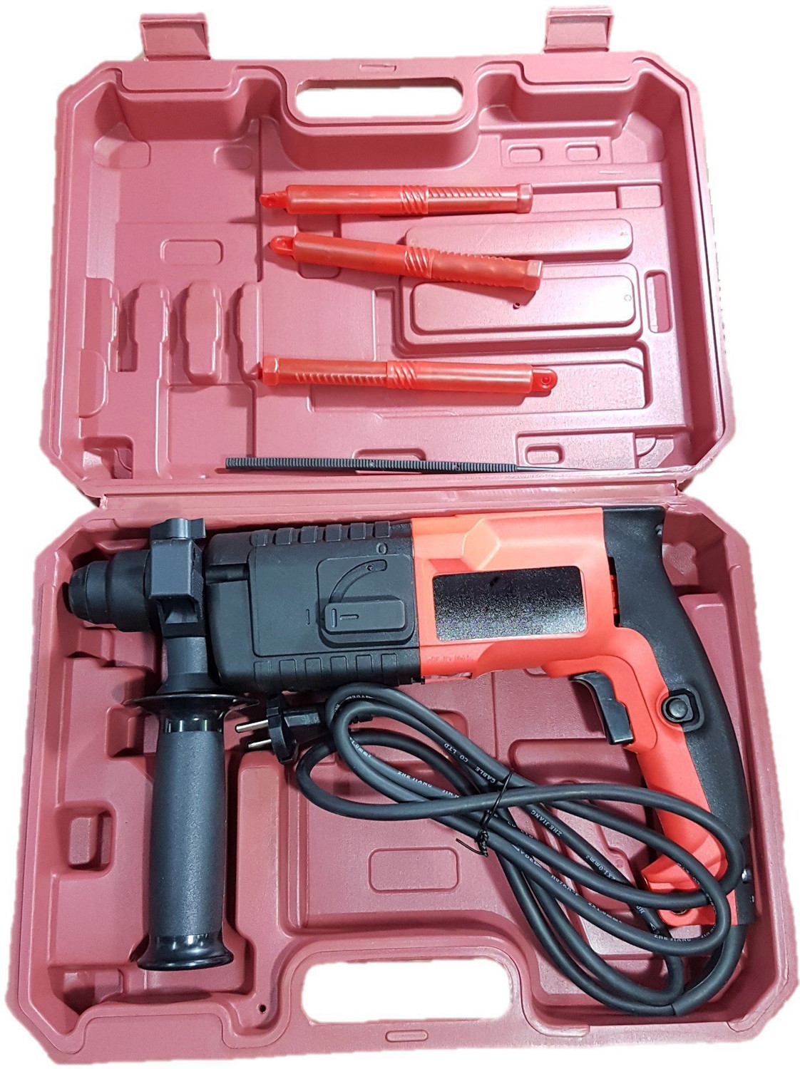Image of DUMDAAR Electric machine with 3pc Hammer bit set Pistol Grip Drill