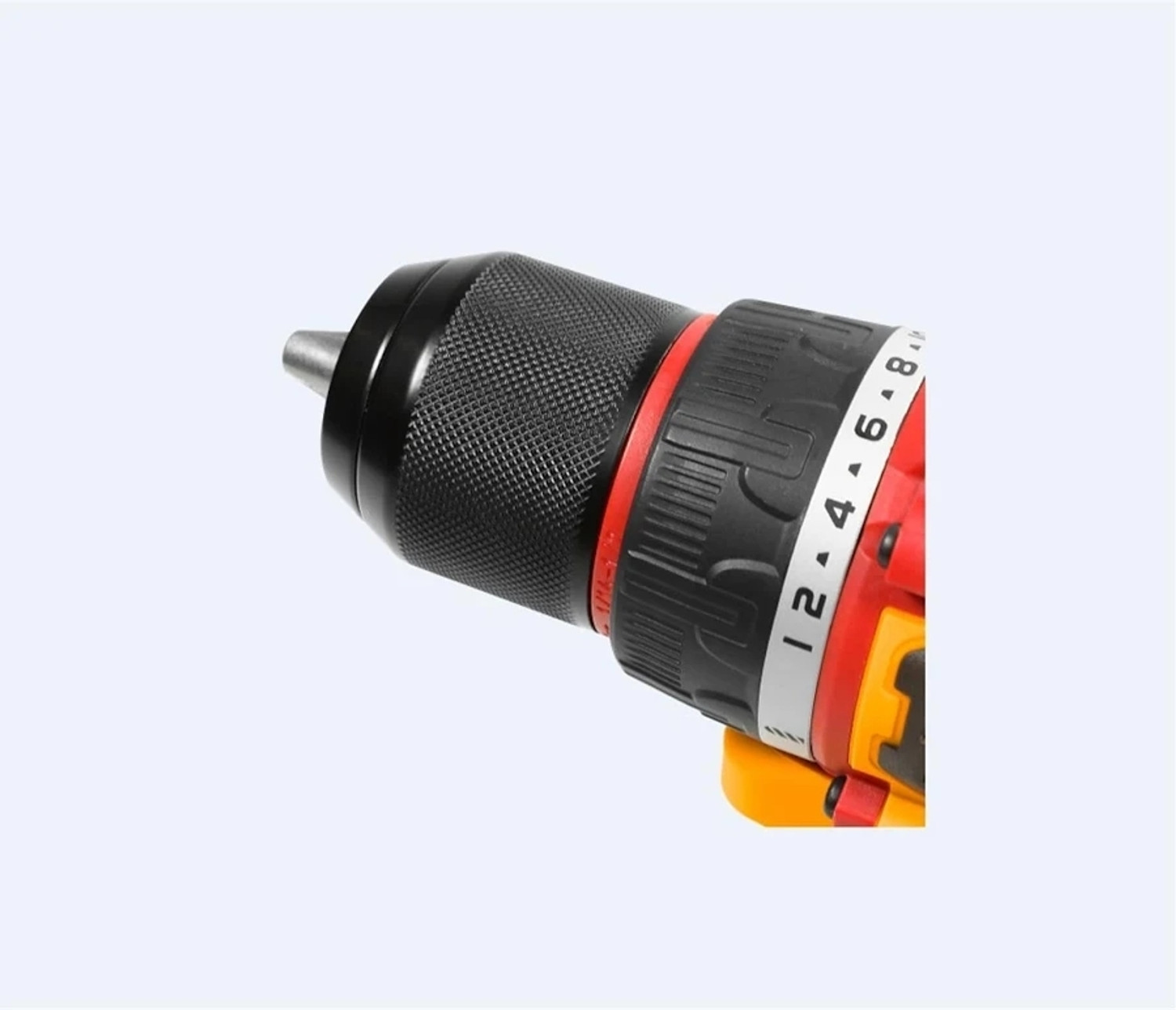 Image of INGCO 13mm 20V Compact Brushless Cordless Metal Chuck Drill With Cr-V Bits 0-500 /0-2000 RPM without Battery and charger Cordless Drill