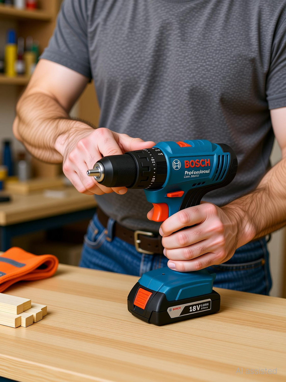 Image of BOSCH GSB183Li Impact Drill /Drivers with Single Battery, Cordless Drill