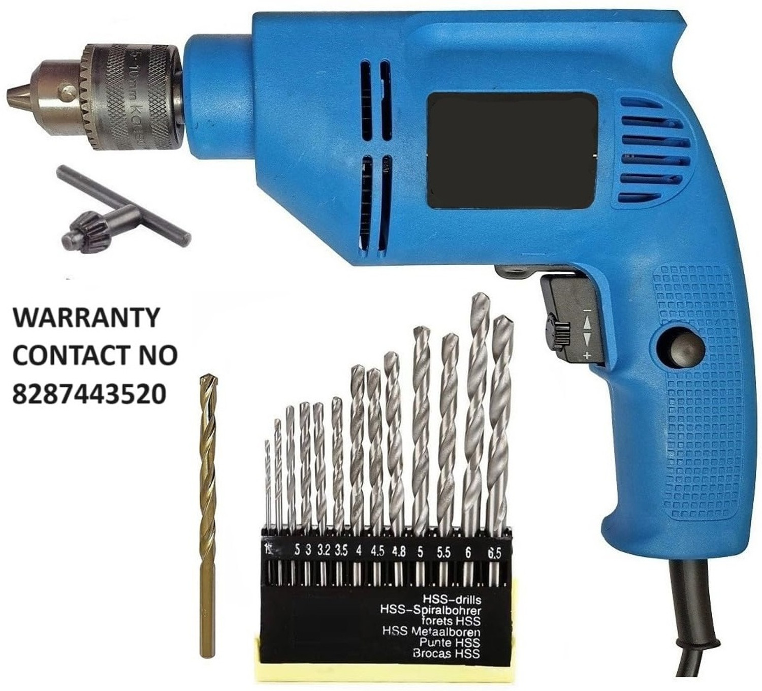 Image of Sauran RSV70 (RSV70) 10mm Reverse Forward Drill Machine Pistol Grip Drill