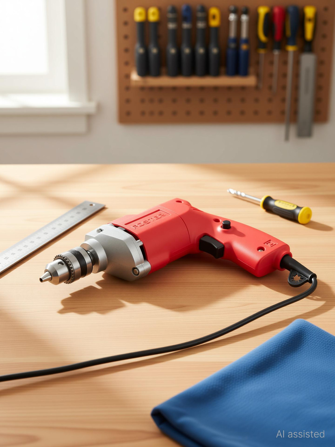 Image of FOSTER FPD-010A | Drill Machine for Home Use | 400W | Made in India | Copper Armature | FPD 010A 10mm Angle Drill