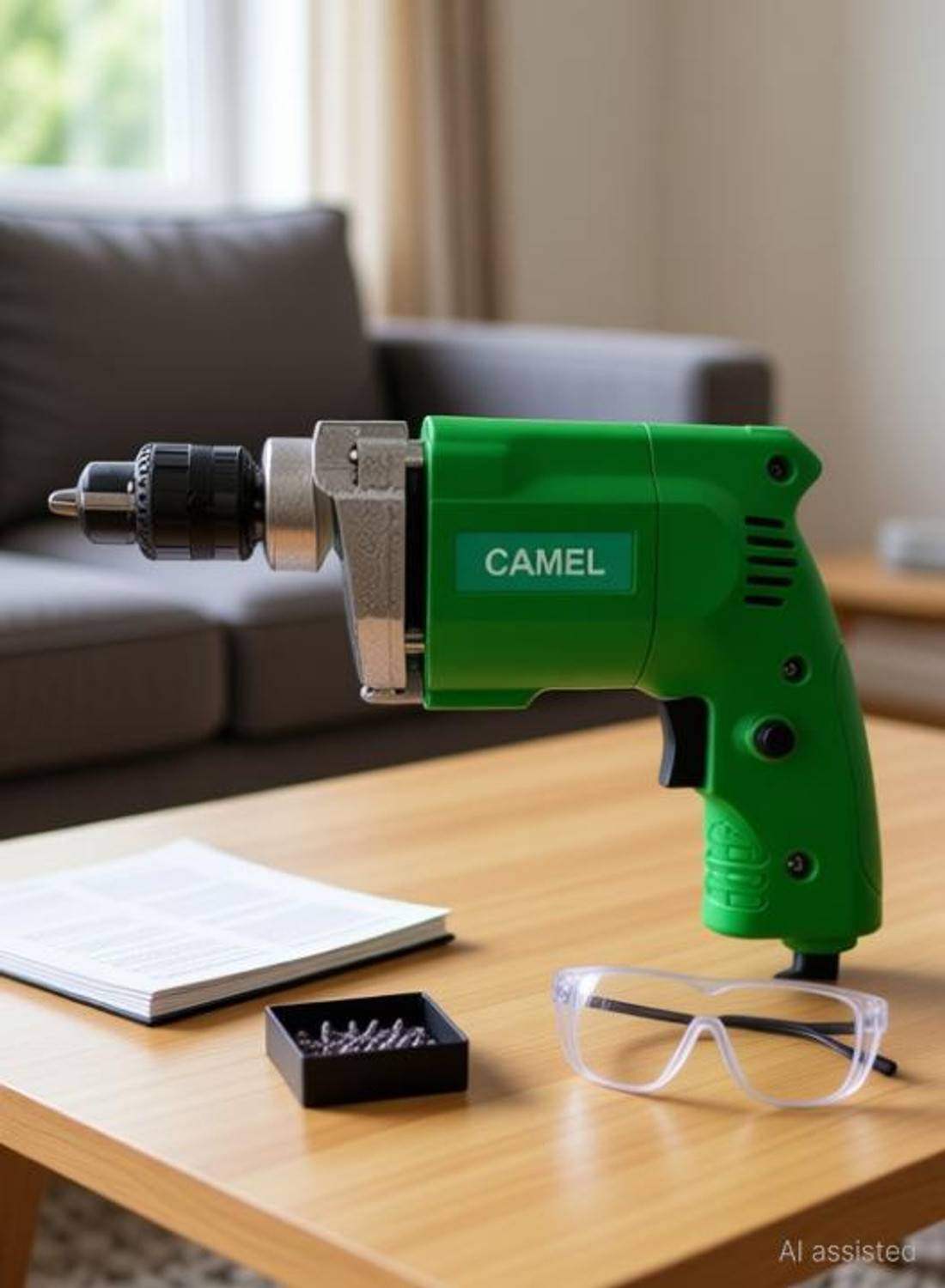 Image of Camel CD10 Powerful Electric Drill Machine(Copper Motor), 350W Pistol Grip Drill (10 mm Chuck Size)