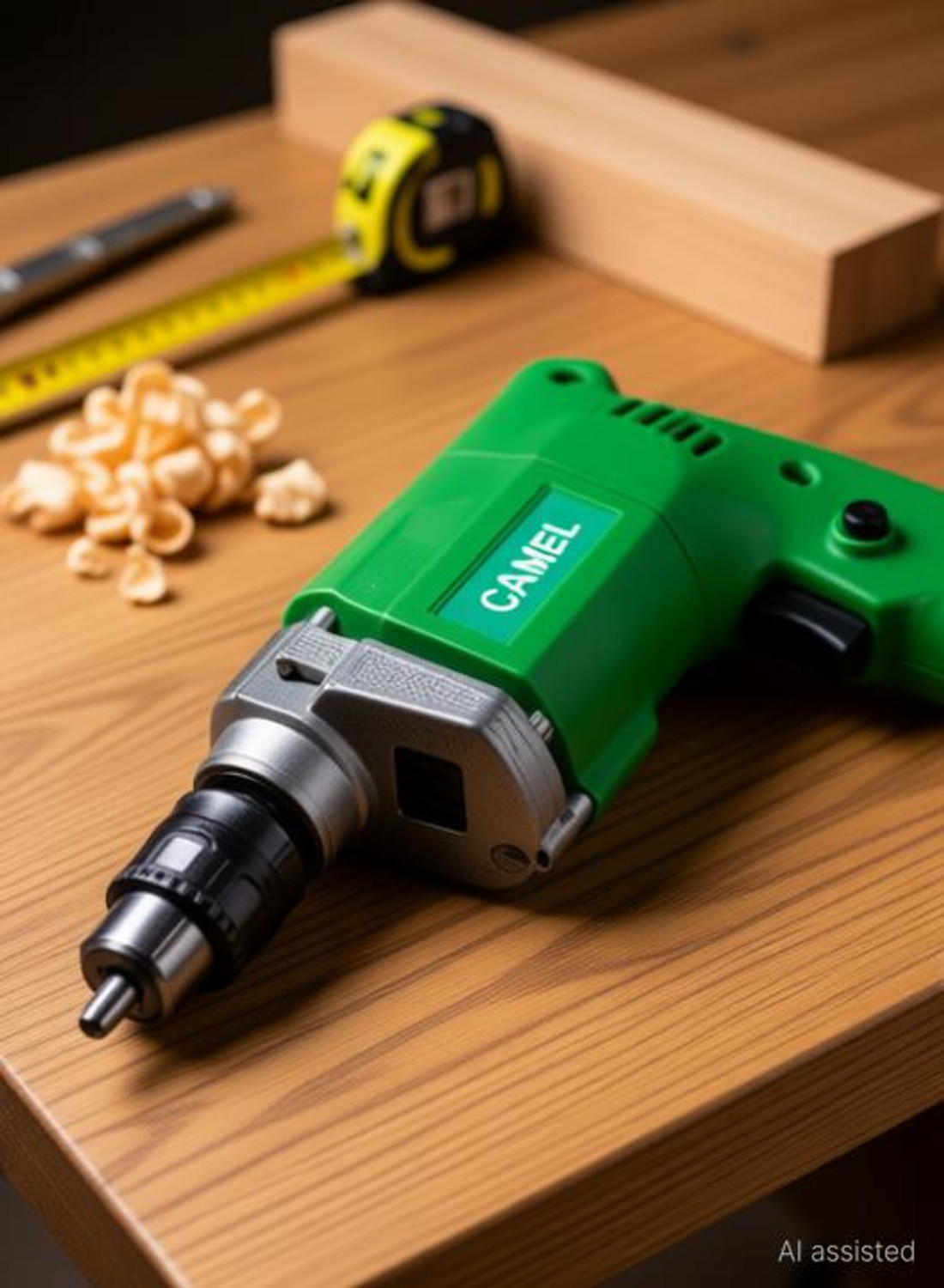 Image of Camel CD10 Powerful Electric Drill Machine(Copper Motor), 350W Pistol Grip Drill (10 mm Chuck Size)