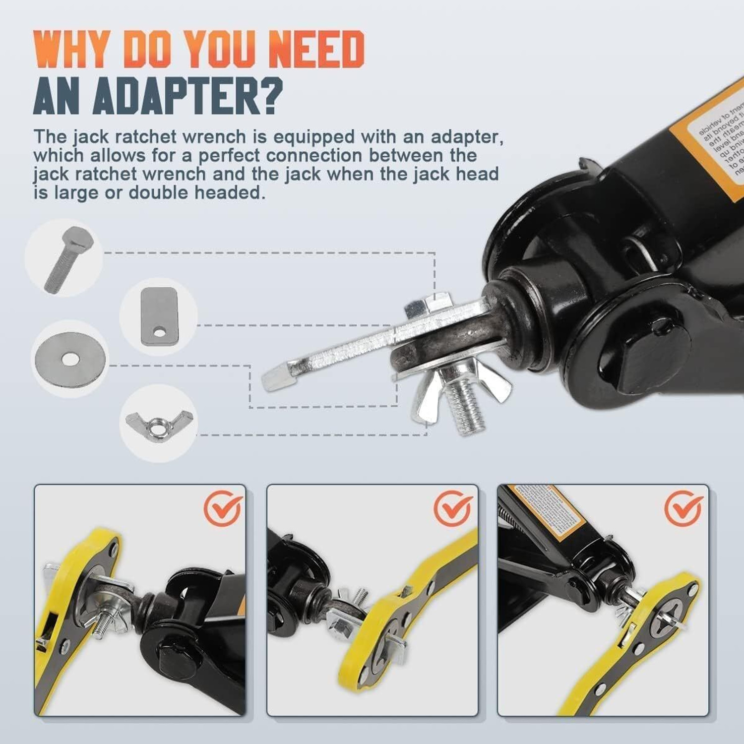 Image of Taxila Original Universal Car Scissor Jack & Labor Saving Ratchet, Design Vehicle Jack
