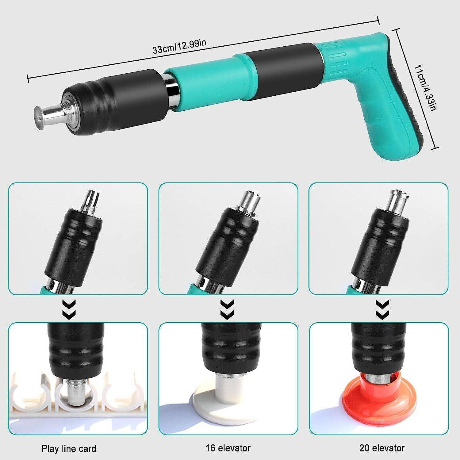 Himannhome Manual Steel Nail Gun with 12 Nails - Image 5