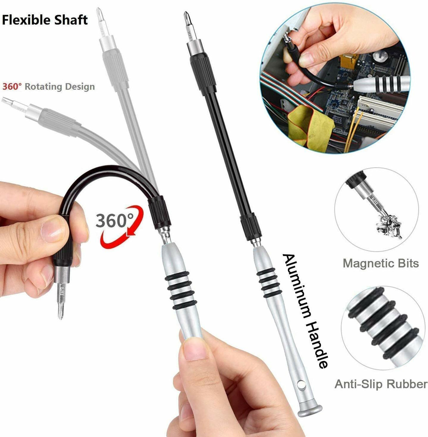 Image of BhalTech 110 in 1 Professional Multi-Function Magnetic Repair Computer Tool Kit Precision Screwdriver Set