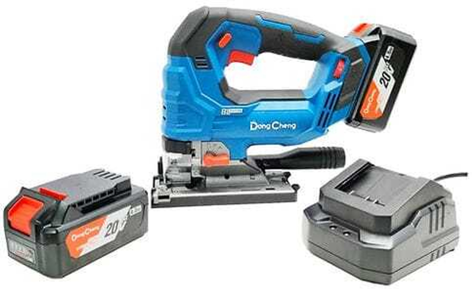 Image of Dongcheng CORDLESS BRUSHLESS JIG SAW 3.34 INCHCUTTING 20V MAX LI-ION BATTERY & CHARGER Power & Hand Tool Kit