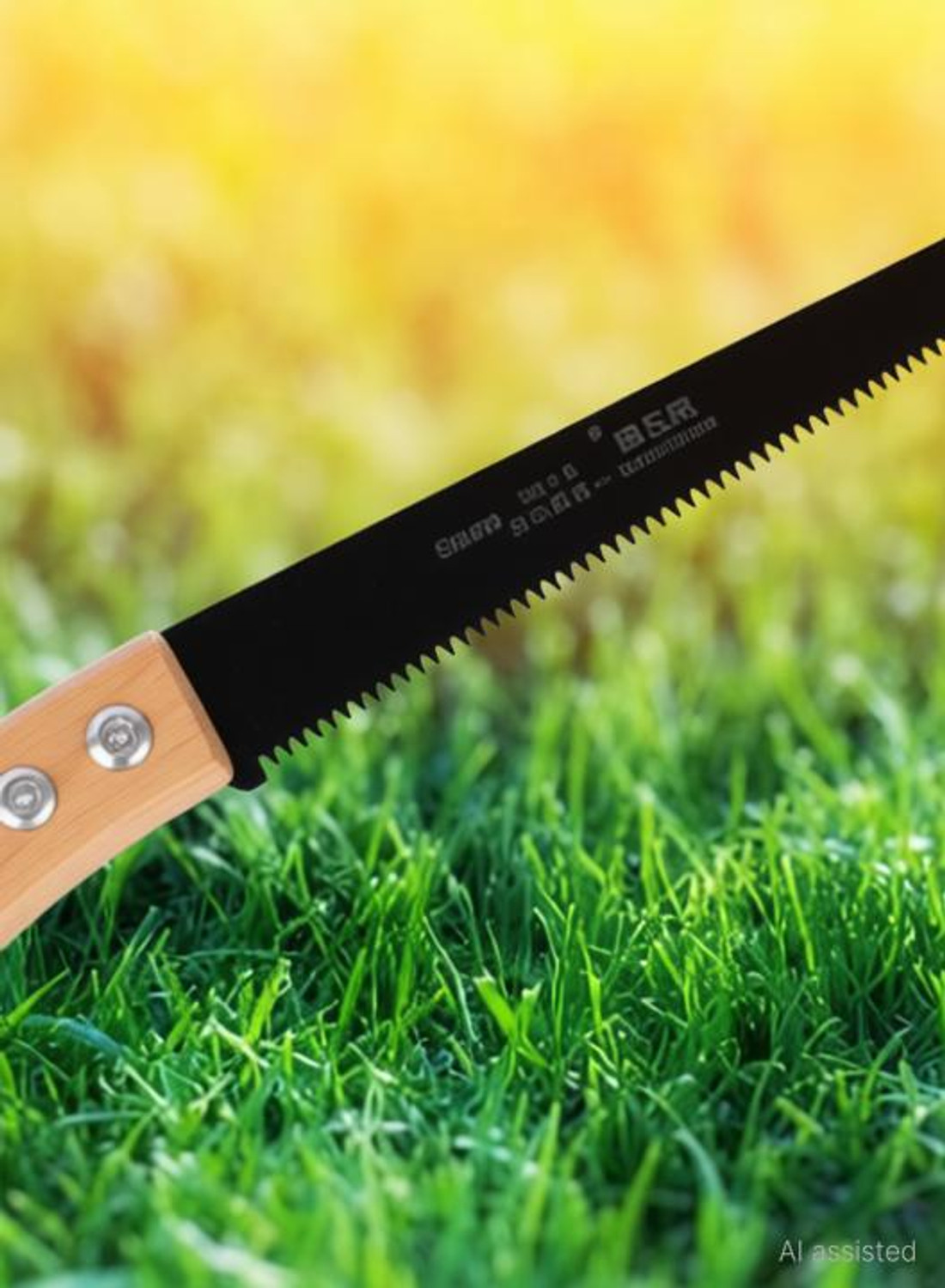 Image of EXCECAR Wooden Handle Hand Saw for Wood Cutting,Sharp Serrated Steel Blade Carpentry Saw Hand Tool Kit (1 Tools)