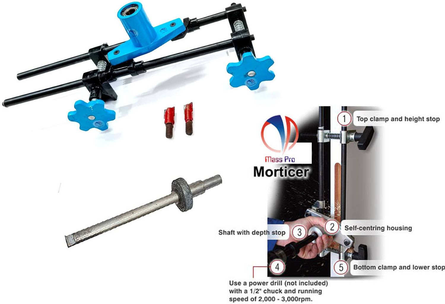 Mass Pro Metal Mortise Lock Installation Jig - Image 3