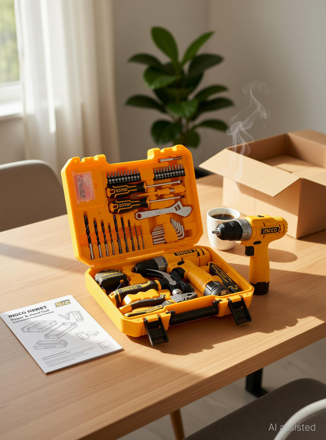 Image of INGCO Power & Hand Tool Kit