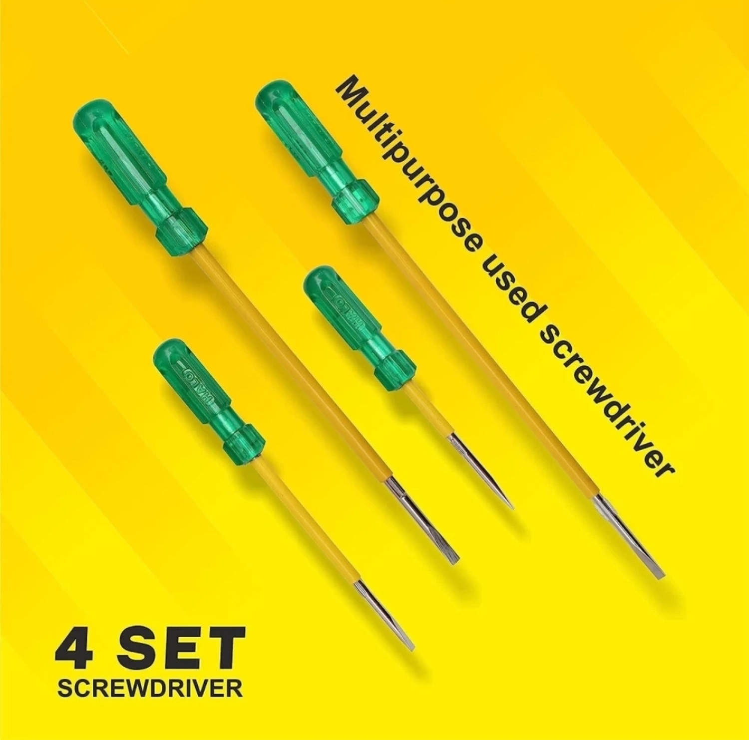 Image of PTM Combo of 4 # 4inch 6 inch 8 inch 10 inch screwdriver 2 way Hand Tool Kit