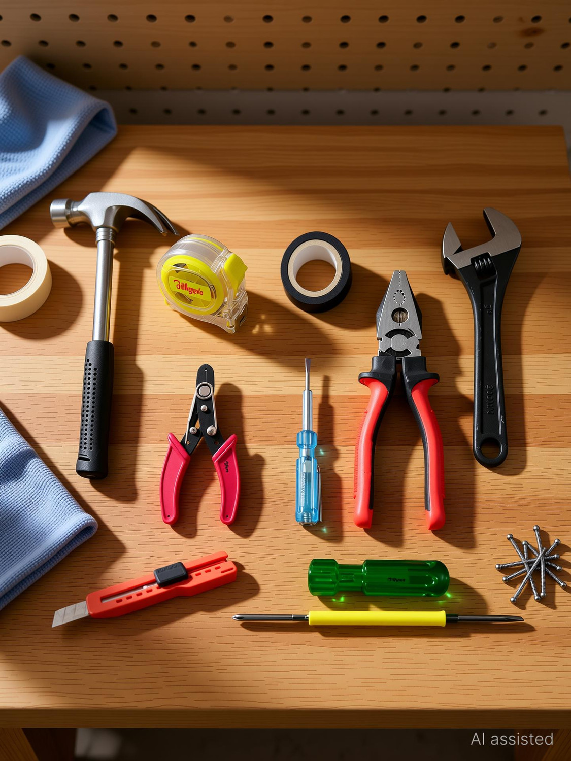 Image of Hillgrove Combo Pack Household DIY Hand Tool Kit (9 Tools) Hand Tool Kit