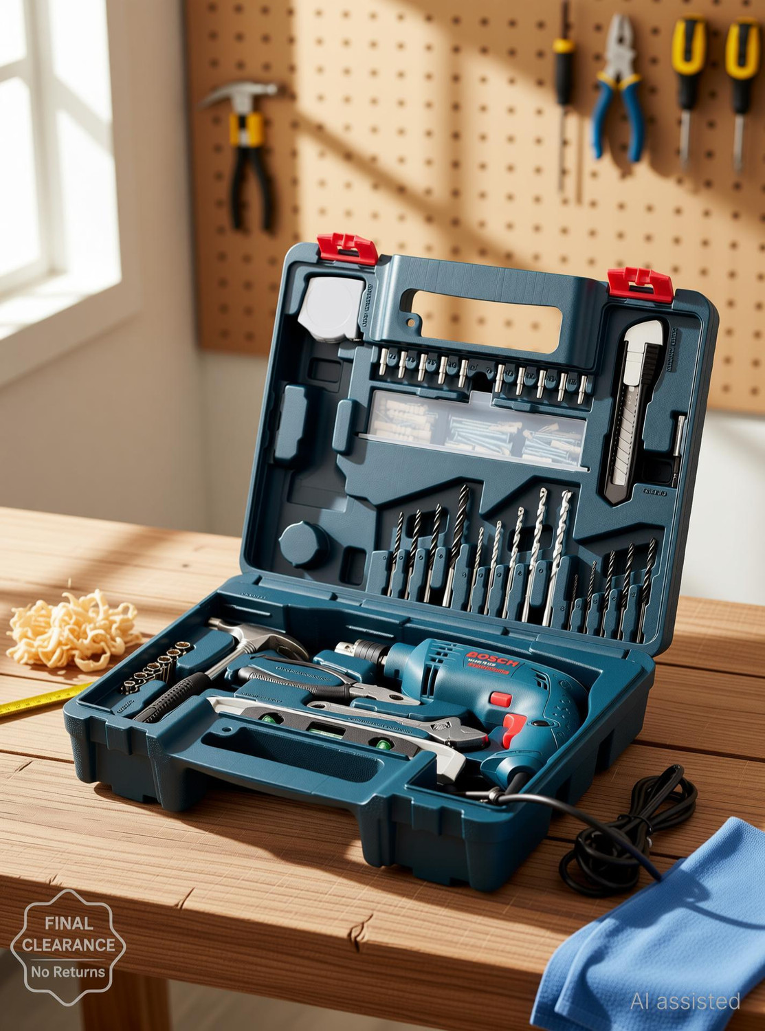 Image of BOSCH GSB 10 RE Kit Power & Hand Tool Kit