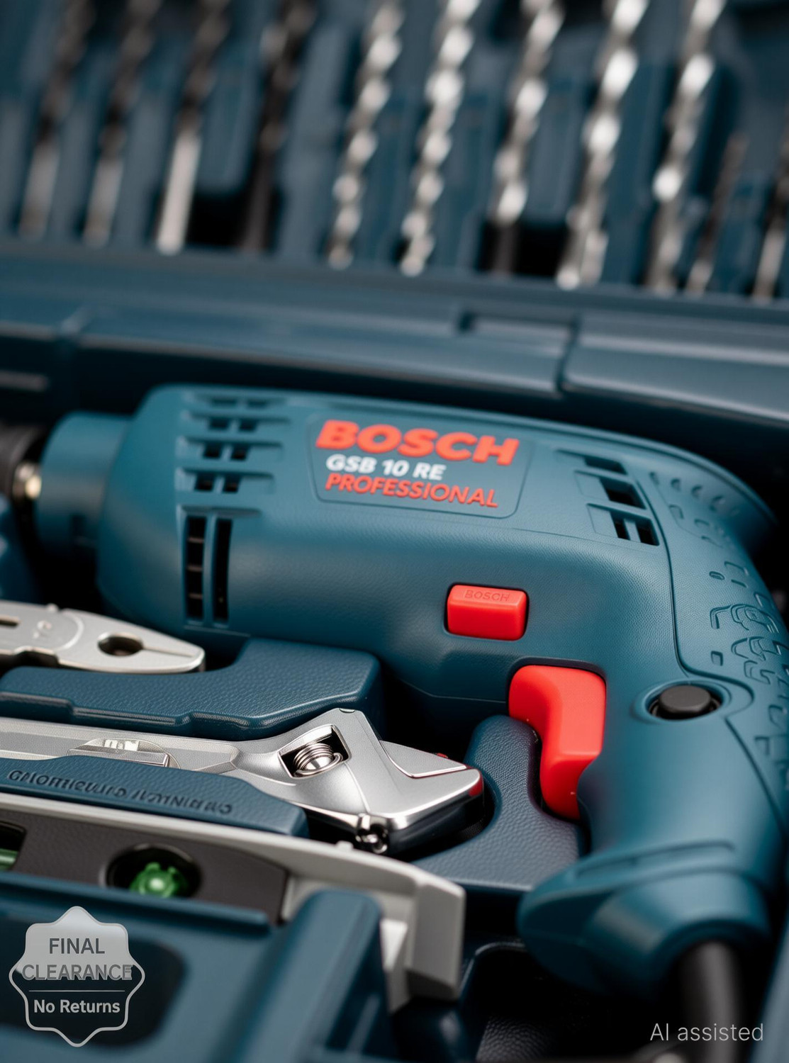 Image of BOSCH GSB 10 RE Kit Power & Hand Tool Kit