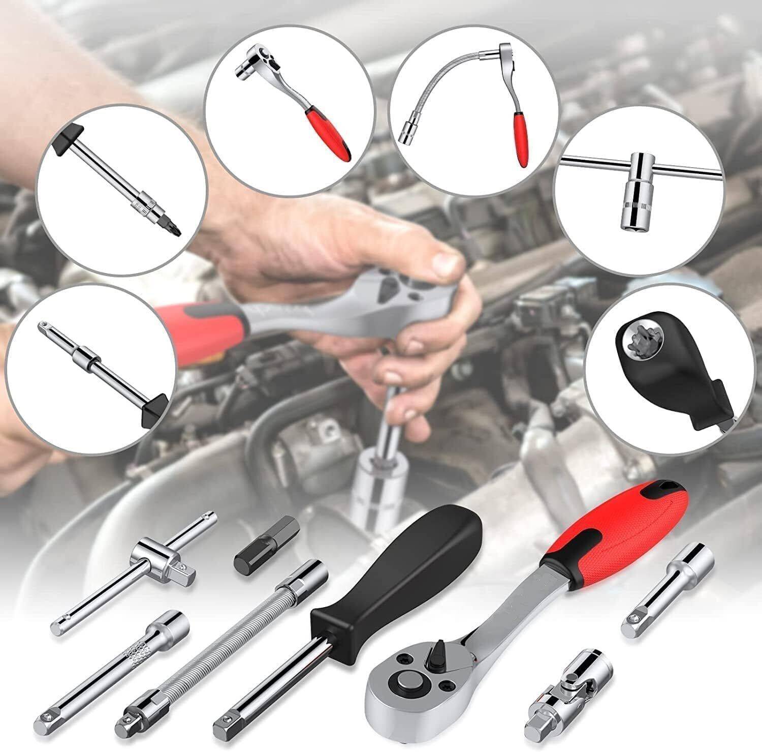 HENGLOBE 46 in 1 Screwdriver and Toolkit Set - Image 4