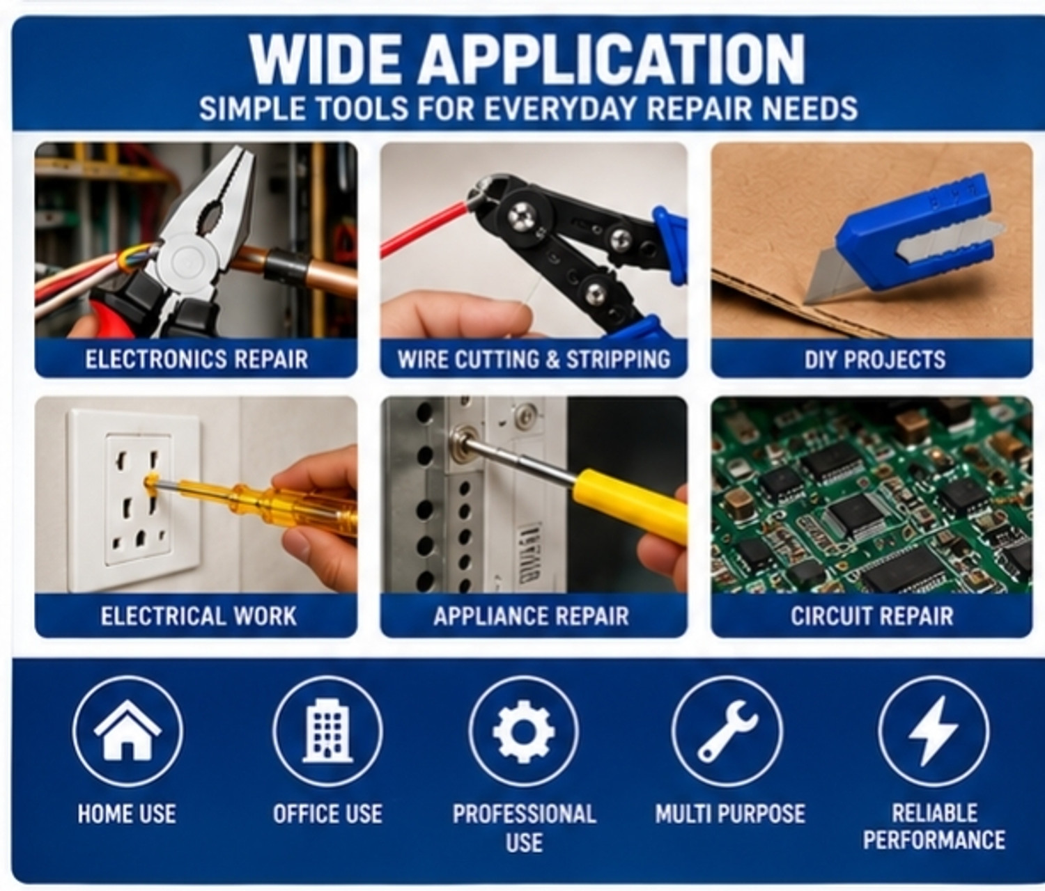 Image of ROCKT 5PCS ELECTRONICS TOOL KIT Hand Tool Kit