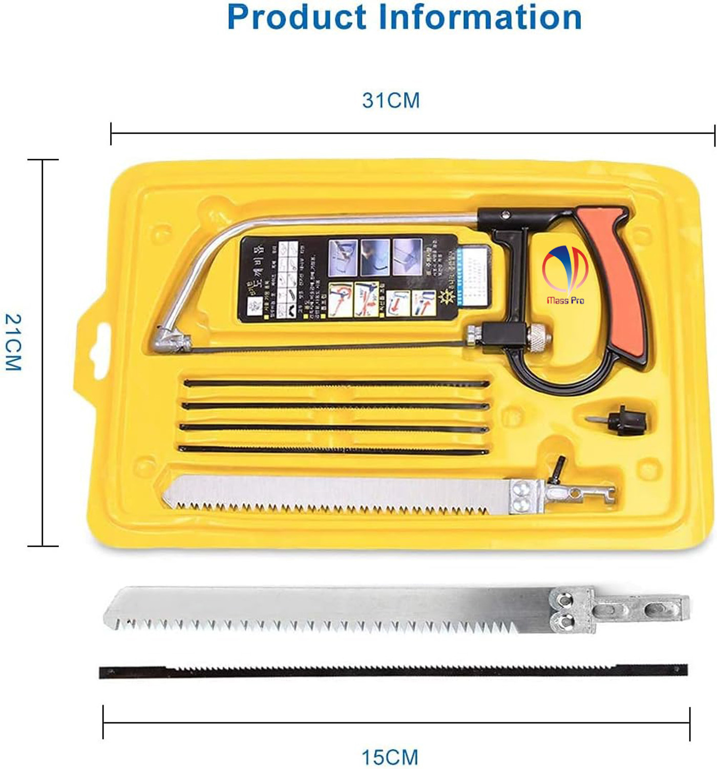 Image of Flemigo Multi-function Metal Magic Saw DIY Hand Saw Wood Working Saws Set Tools Hand Tool Kit