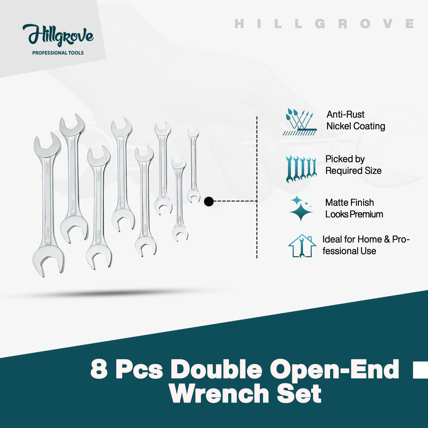 Image of Hillgrove HGCM197M2 High Durable Claw Hammer with 5in1 Screwdriver| Wire Cutter|Wrench Set Hand Tool Kit