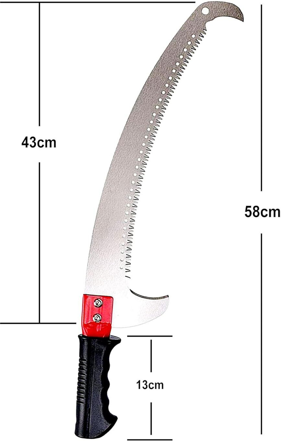Image of Gitesh Pole Hand-Powered Pruning Saw, Heavy 23 Inch, for Wood Cutting & Home Gardening Hand Tool Kit