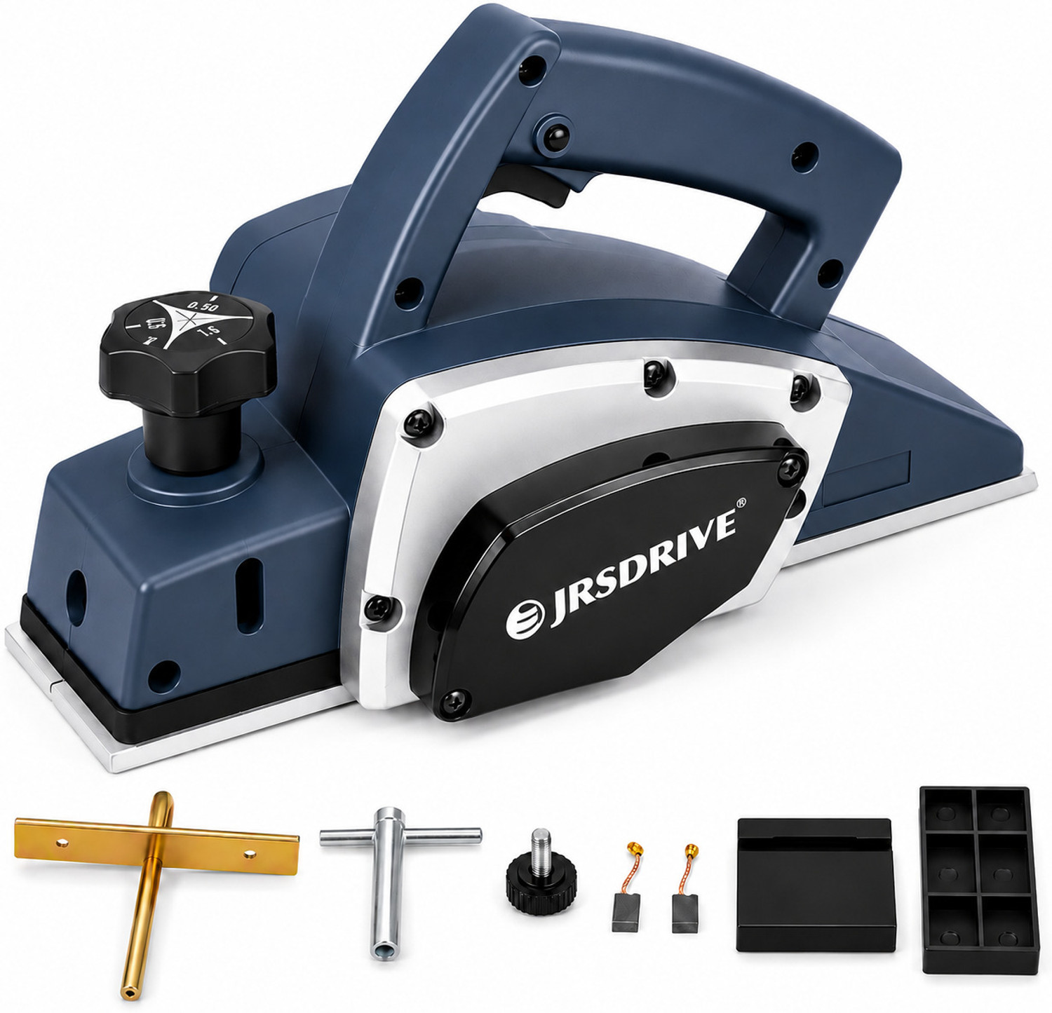 Image of EASTMAN EEP-082N Electric Planer| Width Of Cutter 82 Mm (3)|15000 Rpm|600 Watts| With Carbon set Corded Planer