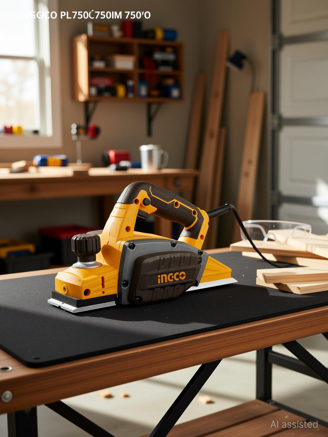 Image of INGCO PL7508 750W Electric with 1 pcs parallel guide Corded Planer