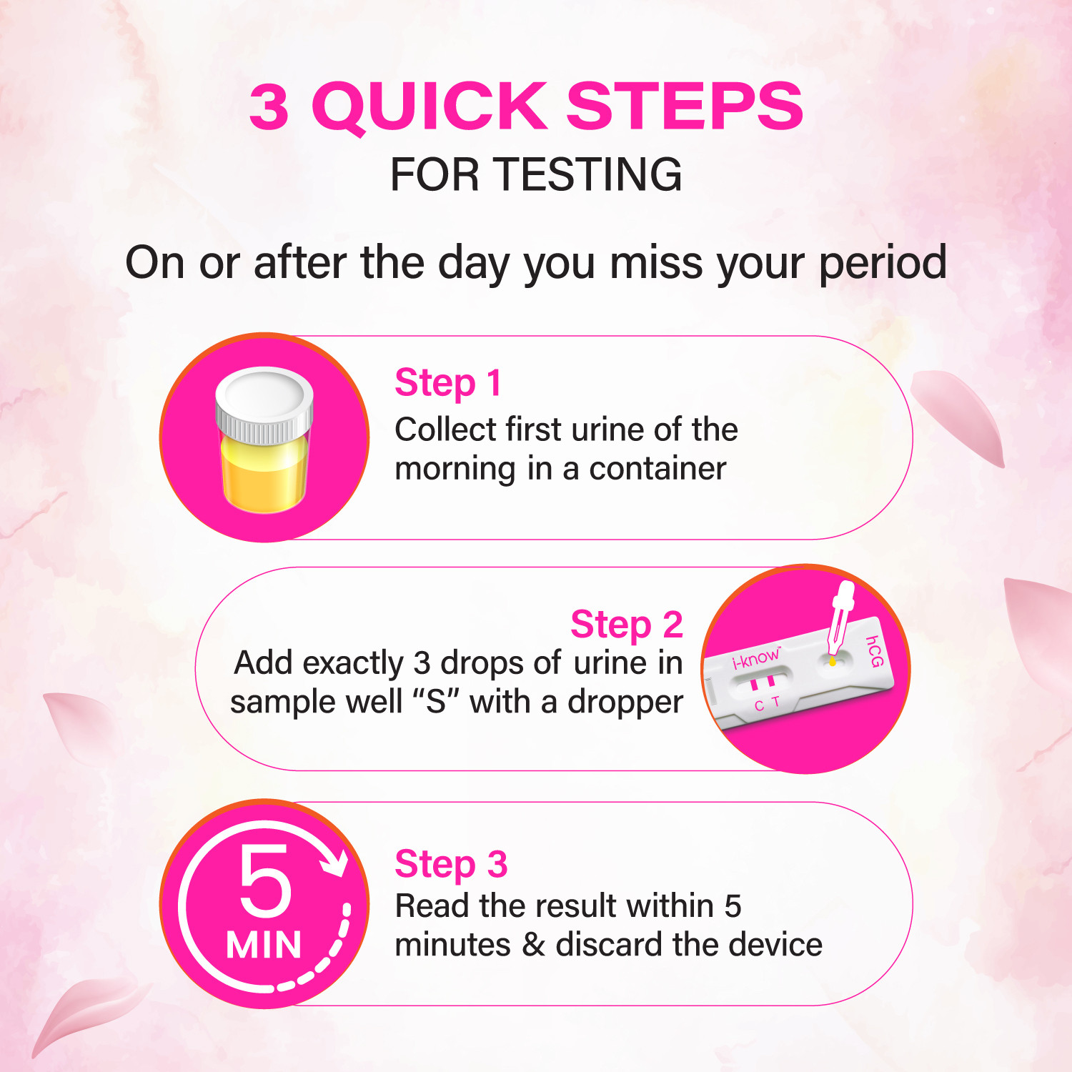Image of i-can One Step at home Pregnancy Test Kit
