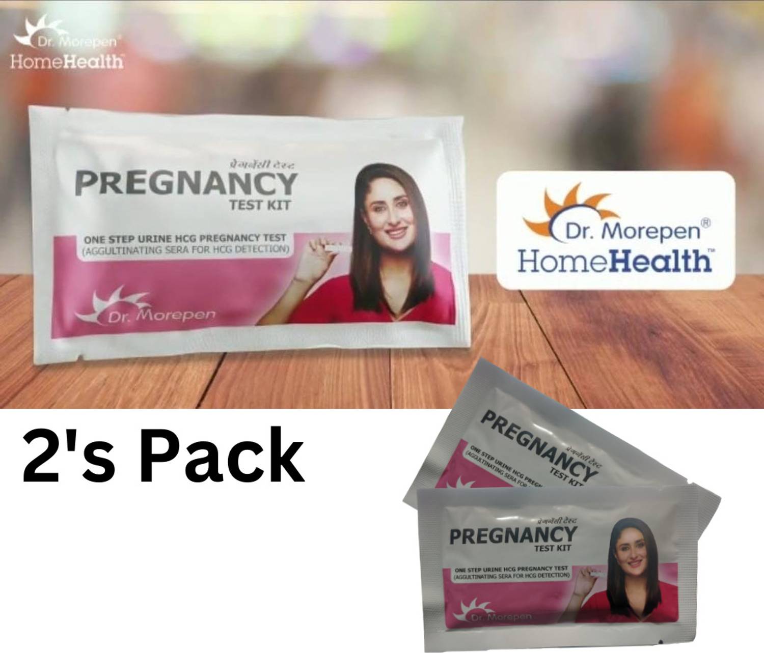 Dr. Morepen Pregnancy Kit Pregnancy Test Kit (2 Tests)