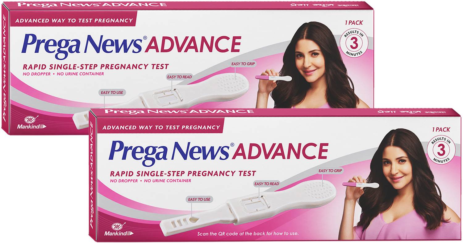 PREGANEWS Advance Pregnancy Test Kit (2 Tests)