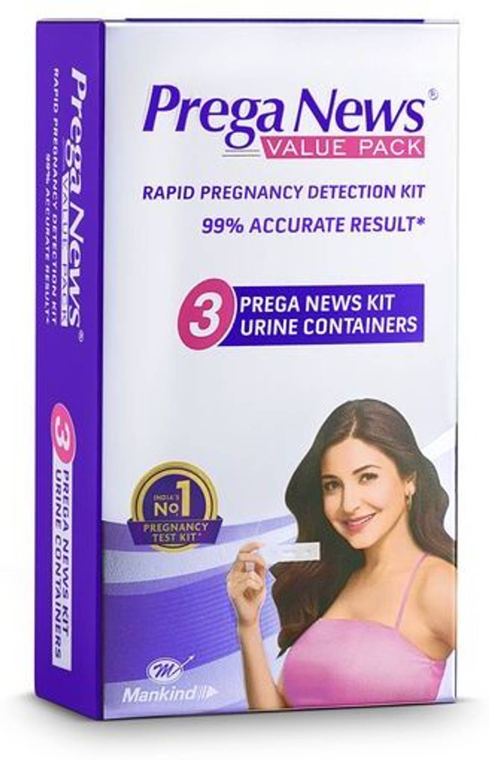 PREGANEWS Value Pack( 2 Gloves + 2 Urine Containers) Pregnancy Te