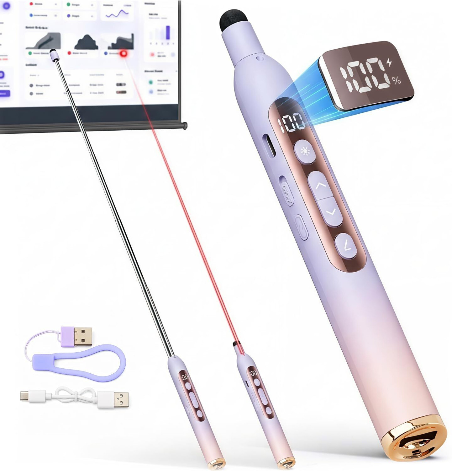 Image of CLIMBERTY Red Laser Pointer Wireless Presenter N /A Presenter (Red)