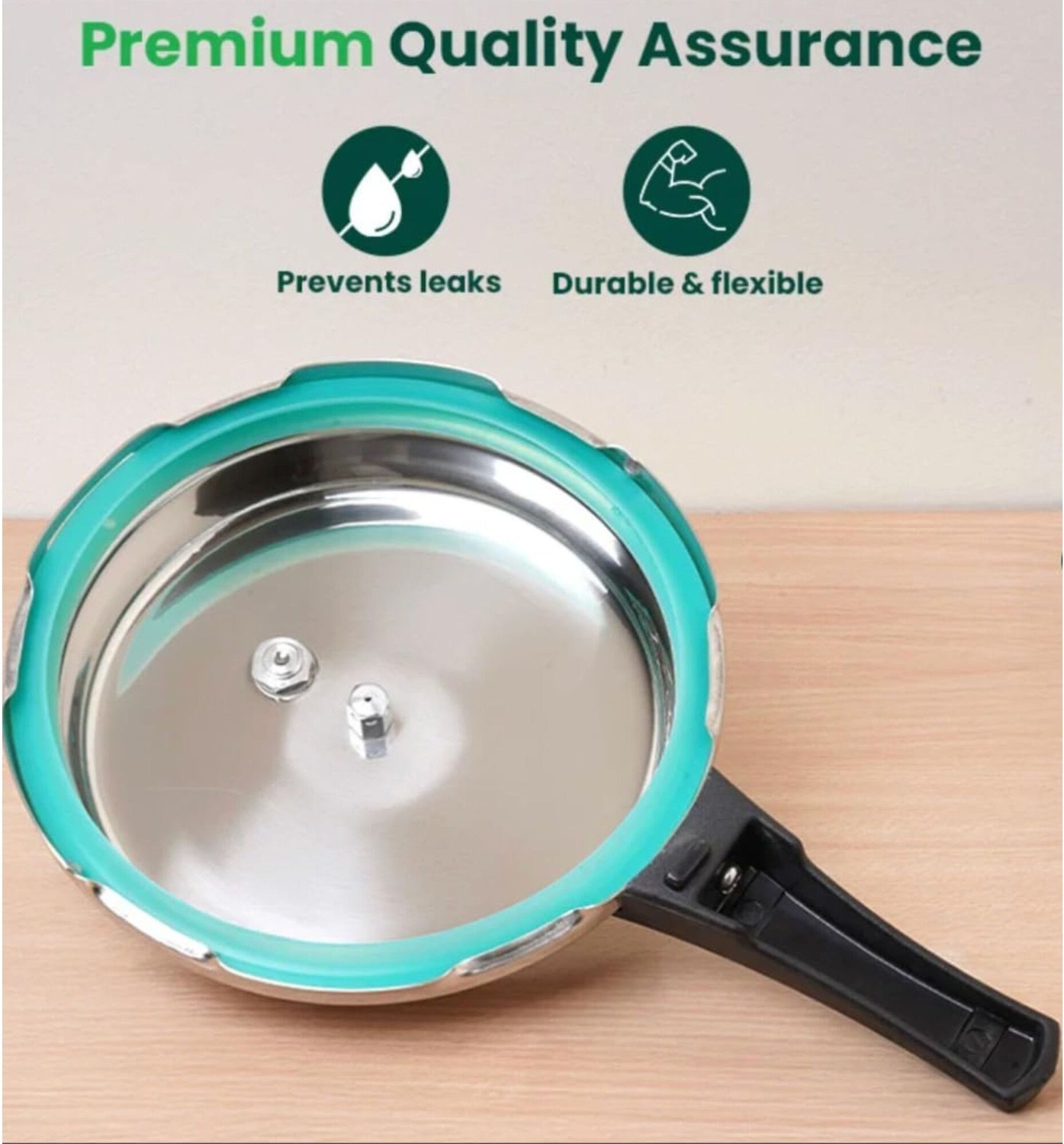 Image of Butterfly Silicone Gasket for Stainless Steel Pressure Cookers | Suitable for 5L & 5.5L 5 mm Pressure Cooker Gasket