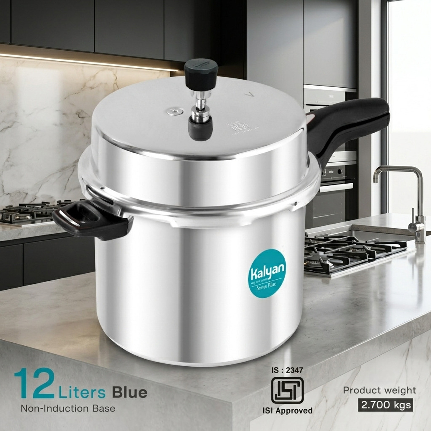 Image of Kalyan 12 L Outer Lid Pressure Cooker