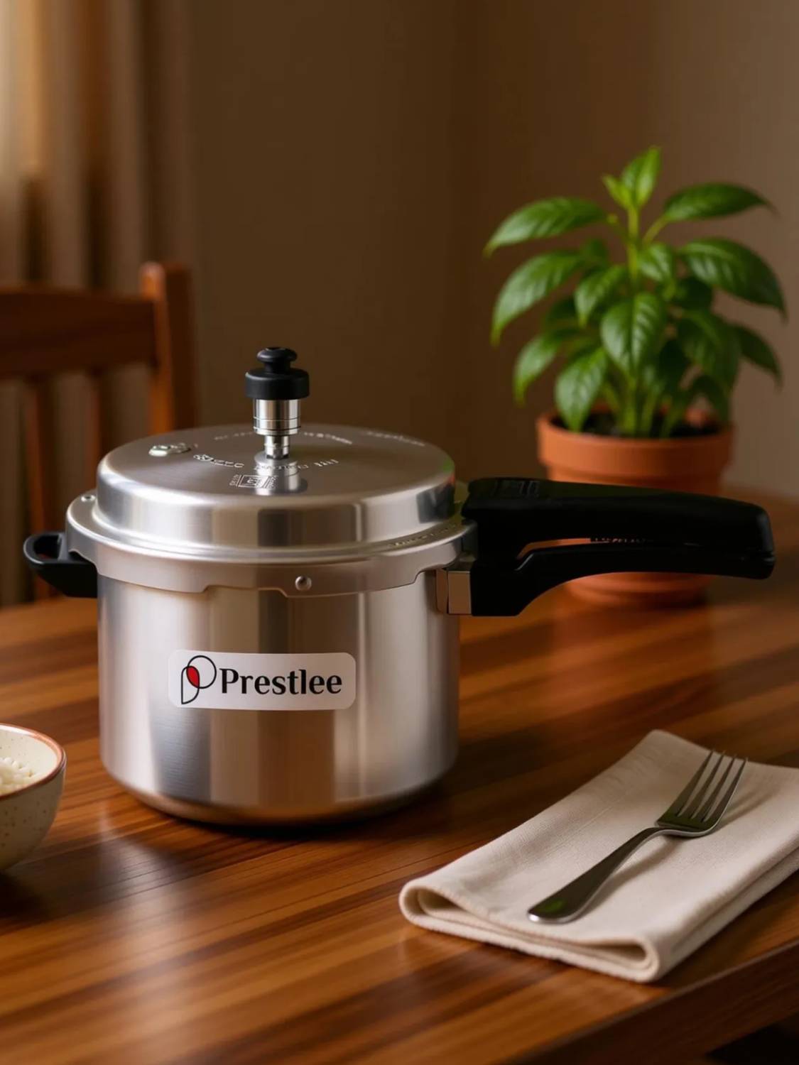 Prestlee PRIME 5 Liter Aluminium Outerlid Pressure Cooker 5 L Outer Lid Pressure Cooker