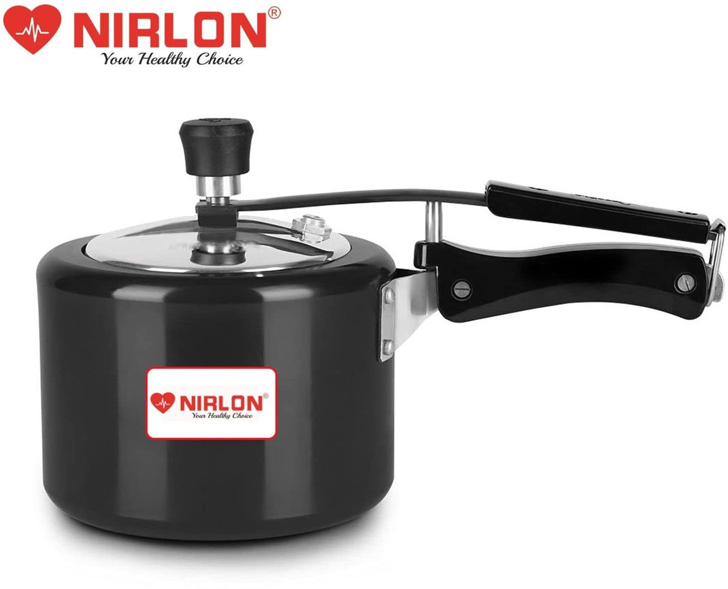 Image of NIRLON Supreme cooker 2 L Inner Lid Induction Bottom Pressure Cooker