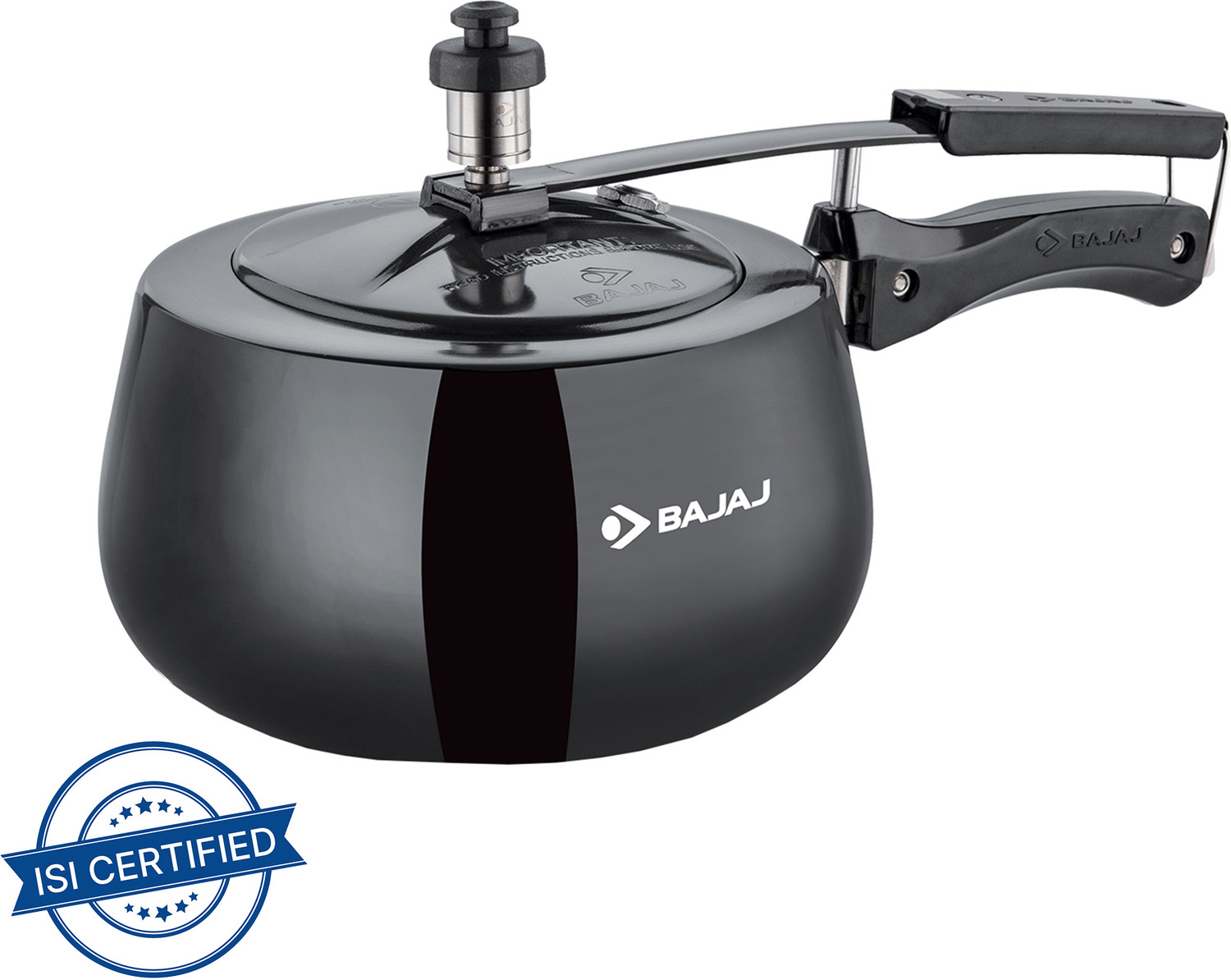 Image of BAJAJ New Shakti 3HD HA Handi With IB 3 L Inner Lid Induction Bottom Pressure Cooker