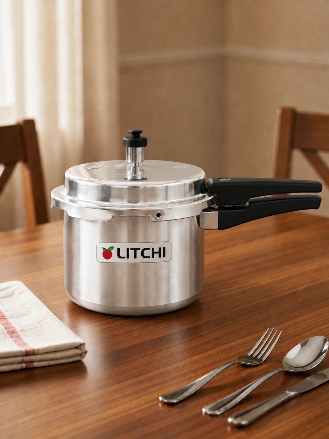 Image of Litchi Aluminium Outerlid 3 L Outer Lid Pressure Cooker