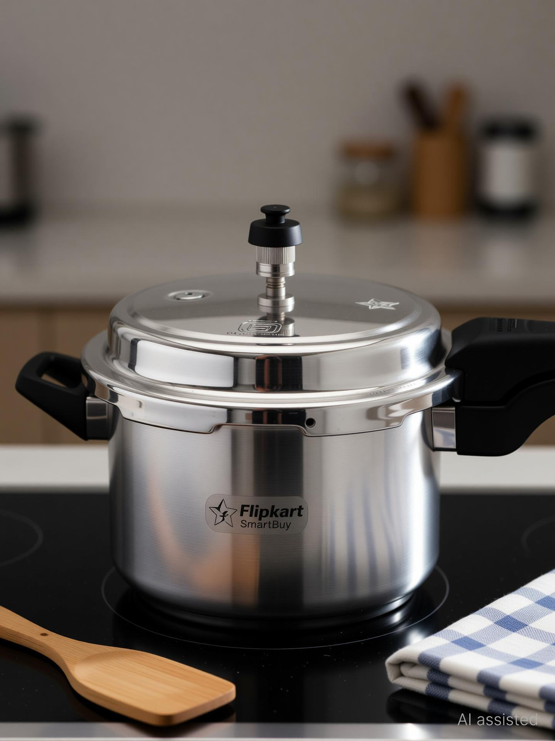 Image of Flipkart SmartBuy Alpha 2 L, 3 L, 5 L Outer Lid Pressure Cooker