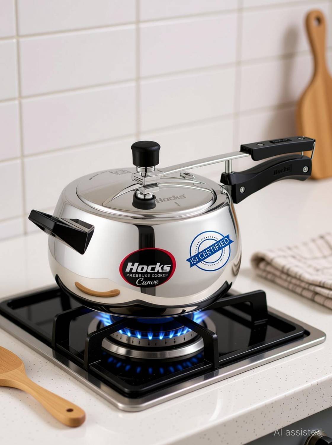 Hocks Hocks Curve Inner Lid 5 L Inner Lid Induction Bottom Pressure Cooker