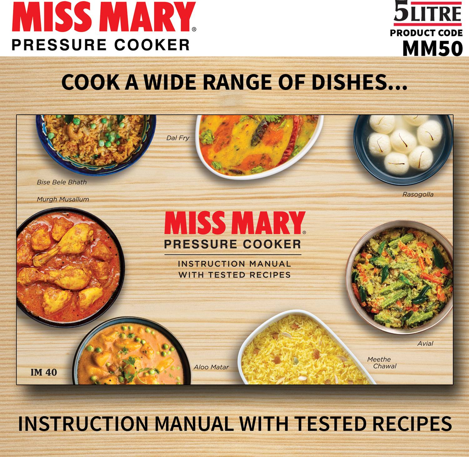 Hawkins Miss Mary 5L Pressure Cooker - Image 5