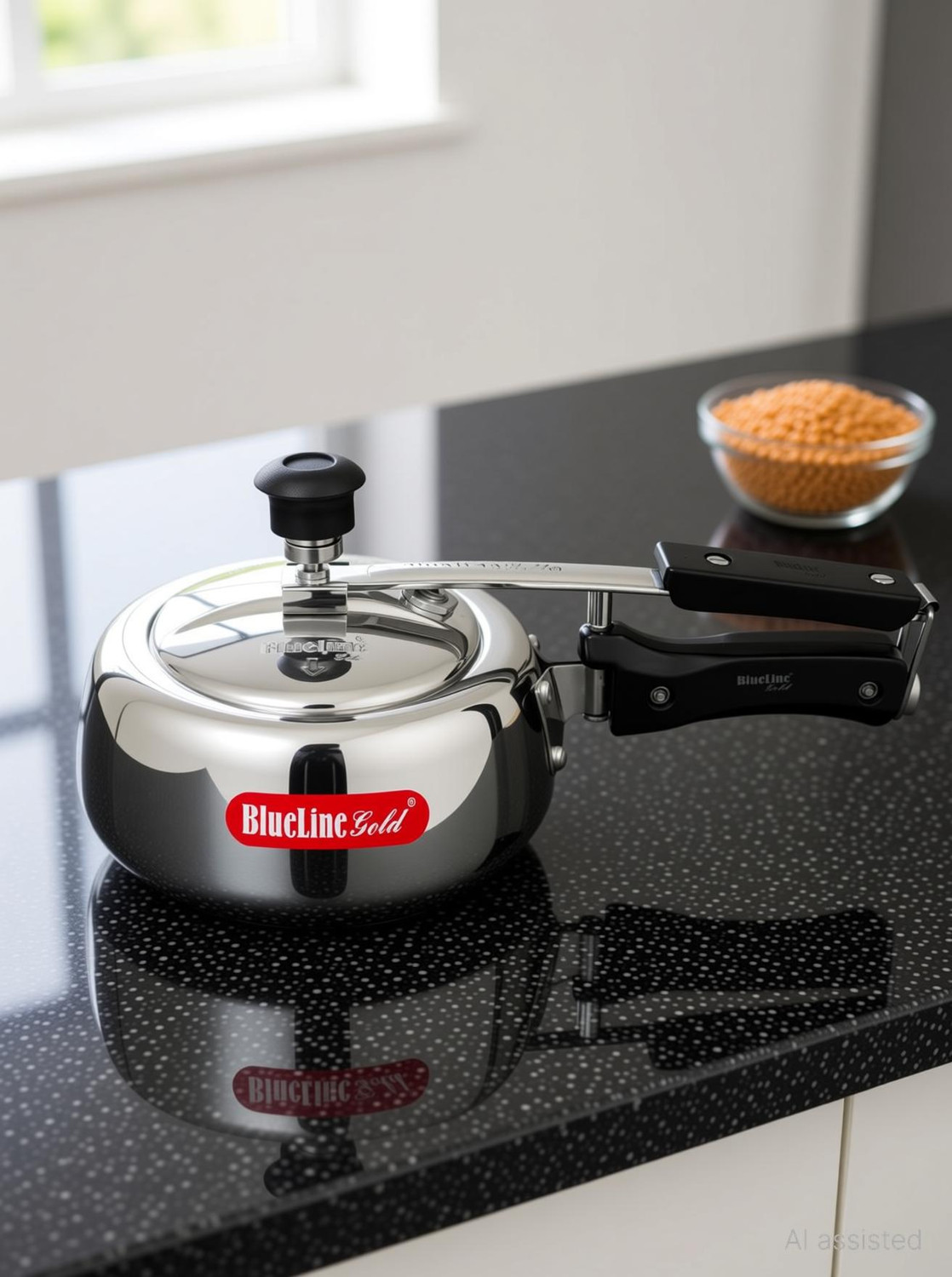 Image of Blueline Gold Handi Aluminium Inner Lid 1.5 L Inner Lid Pressure Cooker
