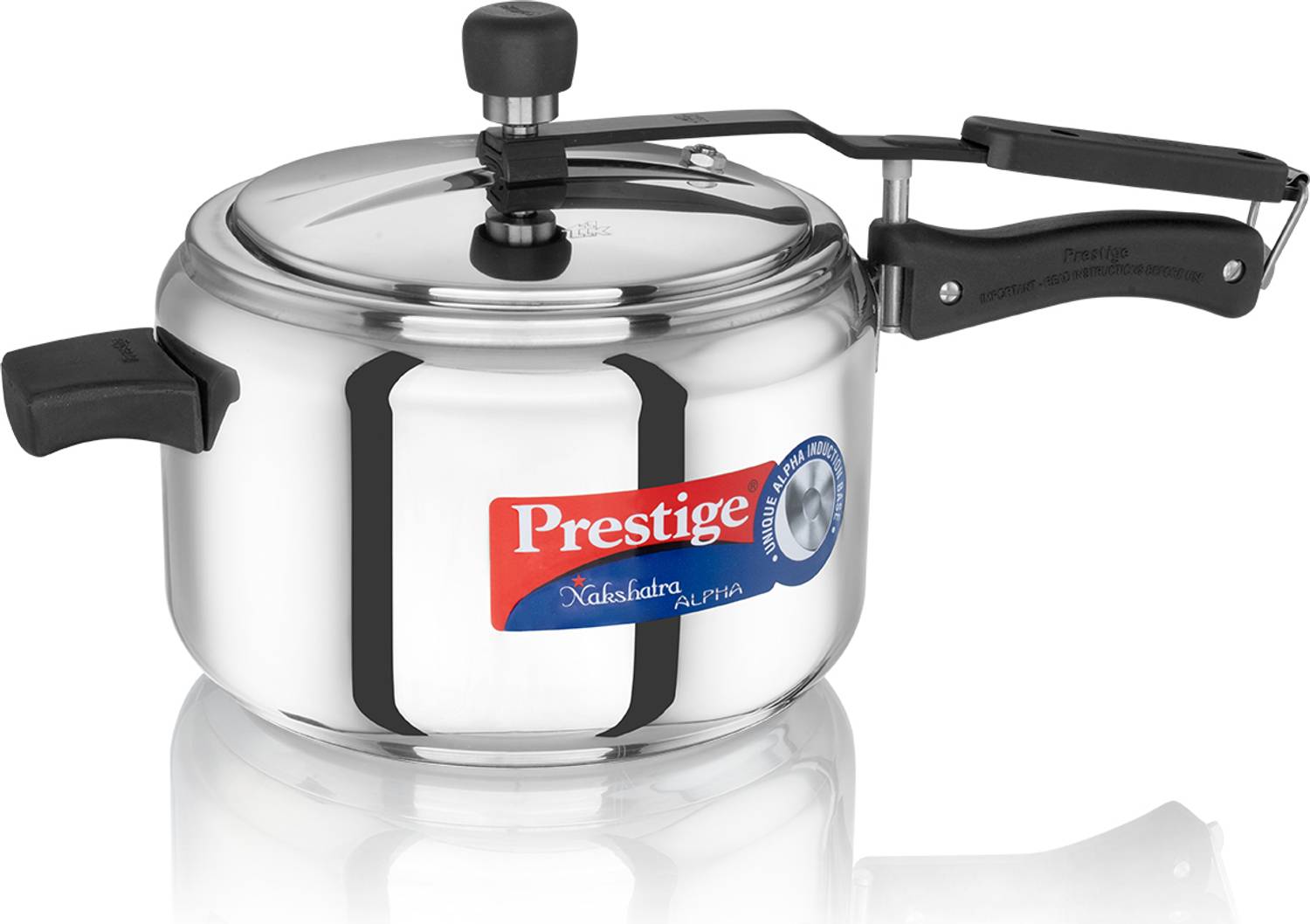 Prestige Nakshatra Alpha 5 L Inner Lid Induction Bottom Pressure Cooker