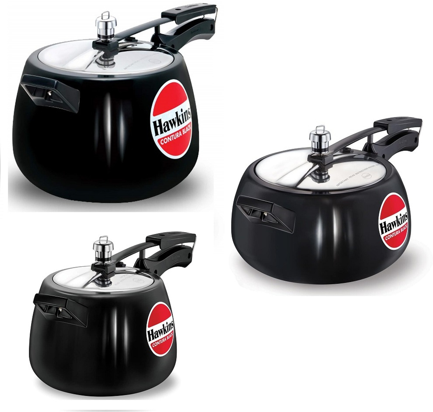 Image of Hawkins 4 L, 5 L, 6.5 L Inner Lid Pressure Cooker