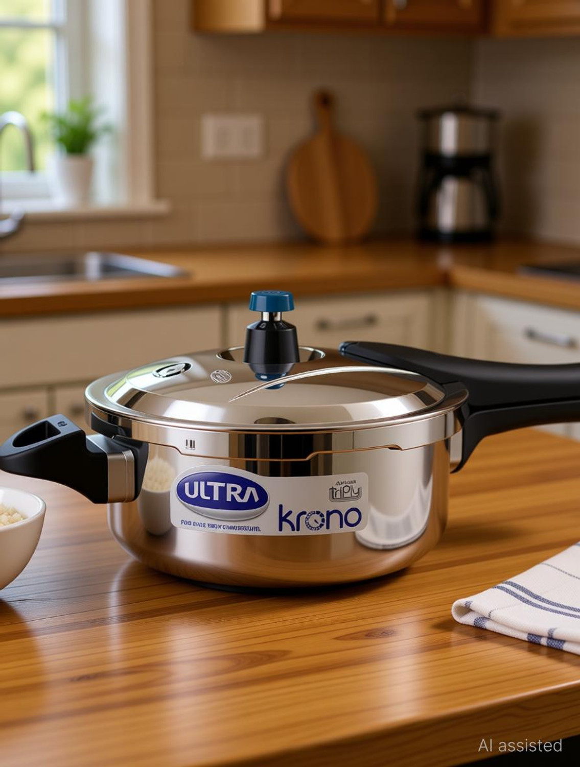 Image of ULTRA Krono 3.5 L Outer Lid Induction Bottom Pressure Cooker
