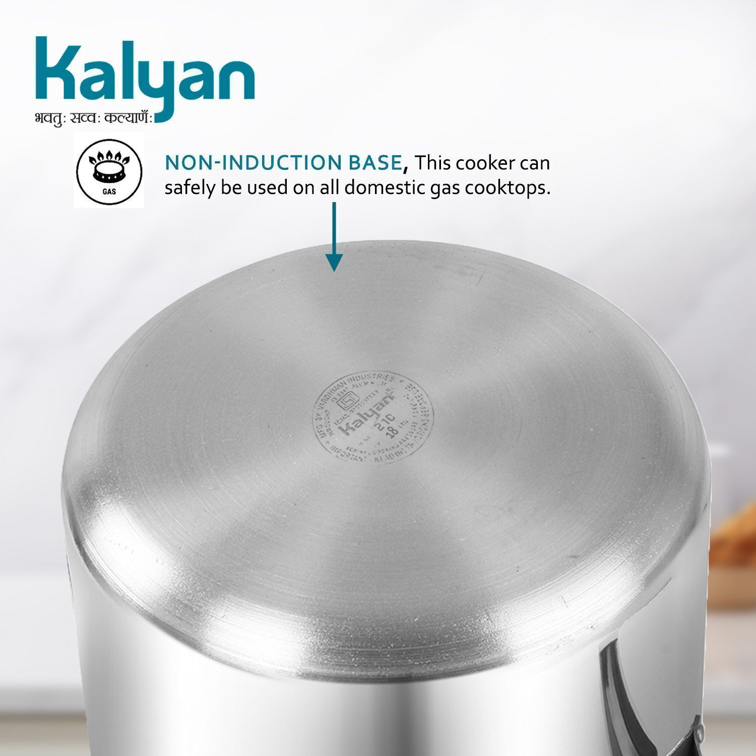 Image of Kalyan Classic 18 L Inner Lid Pressure Cooker