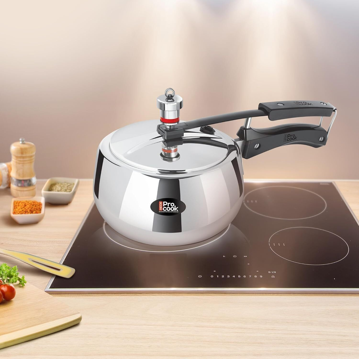 Image of MILTON 1200 W Induction Cooktop Push Button